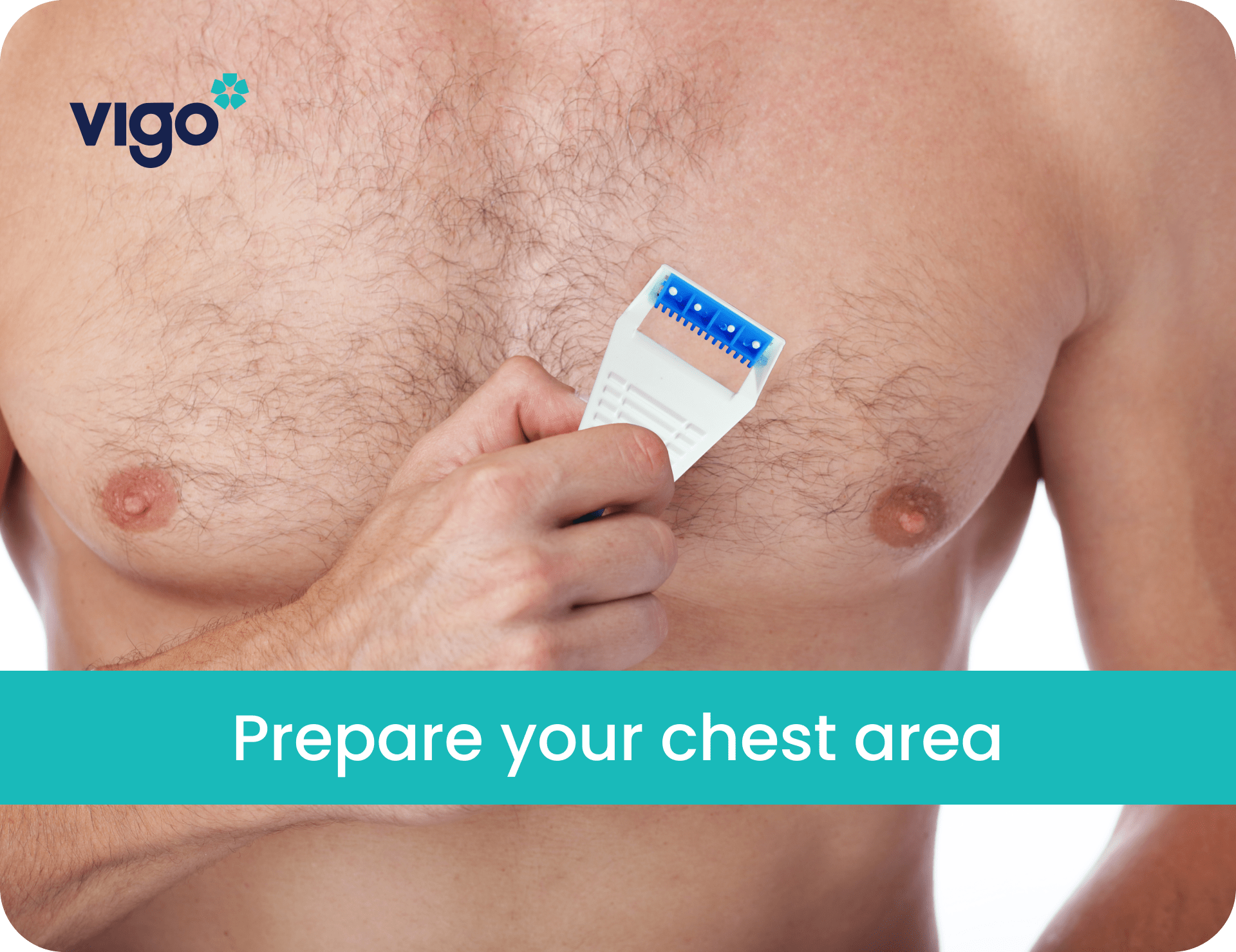 How to prepare your chest area?